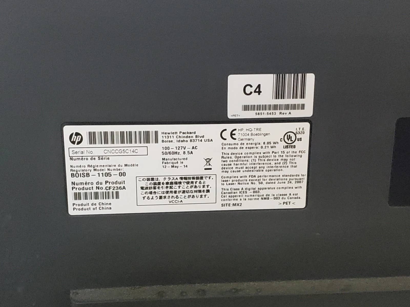 HP M712 Printers Used - Good