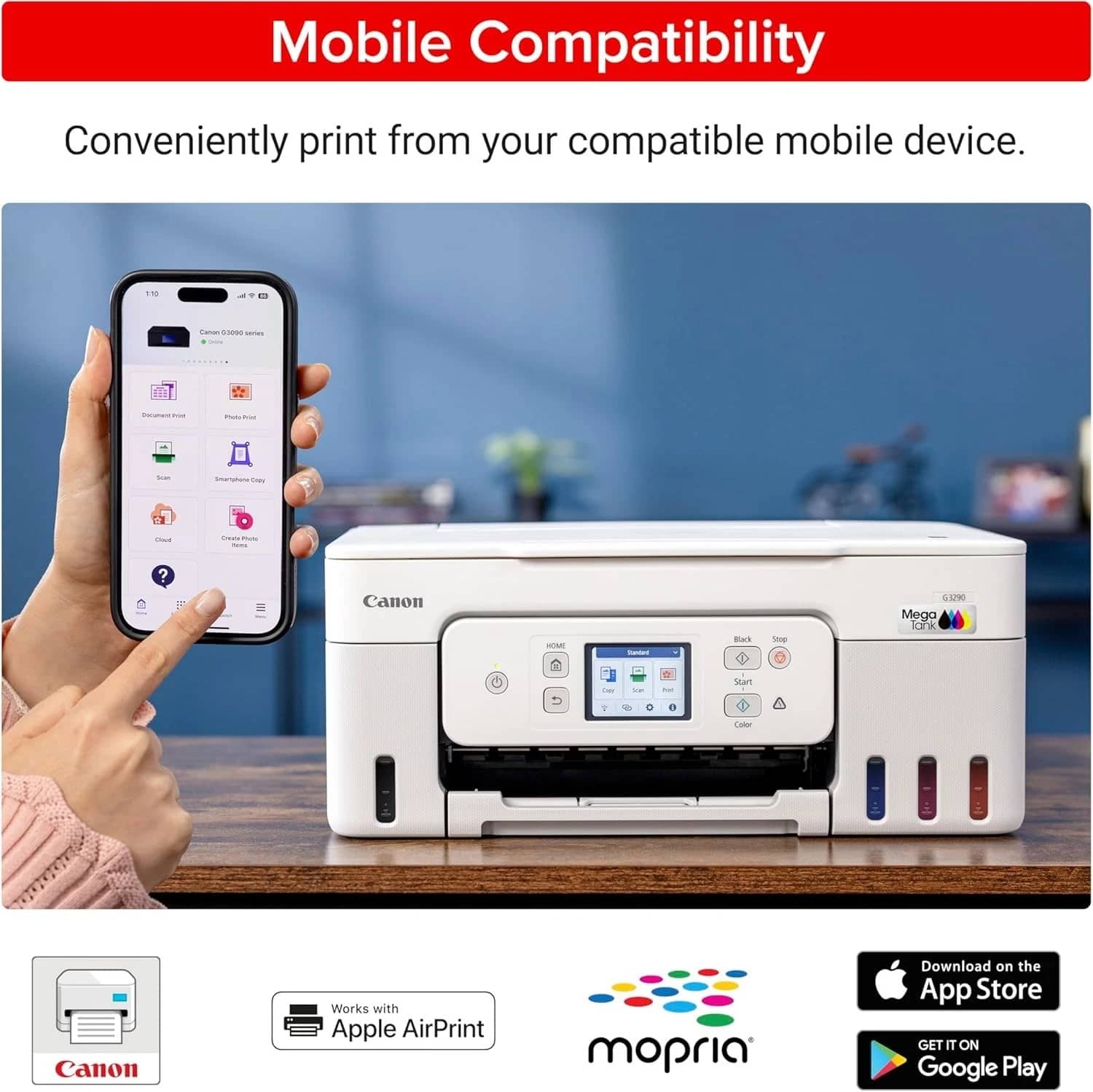 Canon MegaTank G3290 Printers New