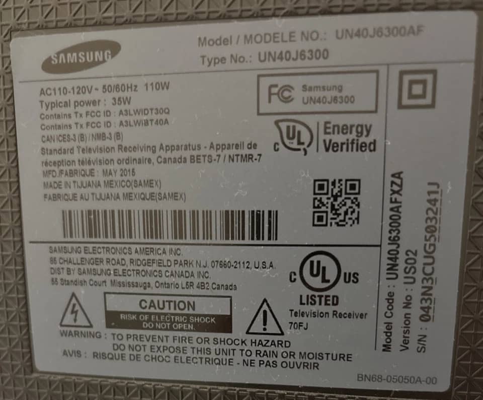 Samsung J5200 TVs