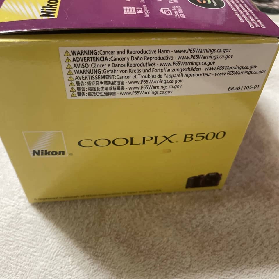 Nikon B500 Digital Cameras Black Refurbished - Excellent