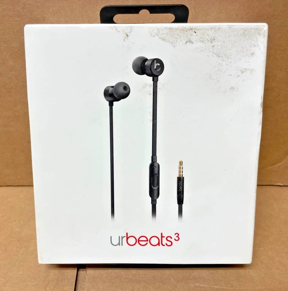 Beats UrBeats3 Headphones & Earbuds Black Open-Box Excellent