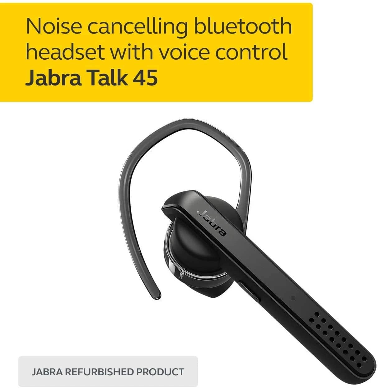 Jabra Talk 45 Headphones & Earbuds Black Open-Box Excellent