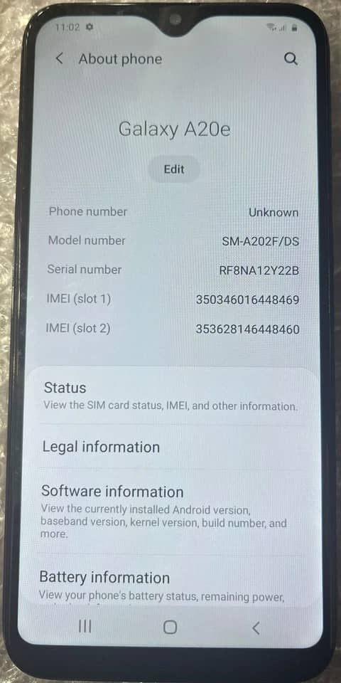 Samsung Galaxy A20e Cell Phones