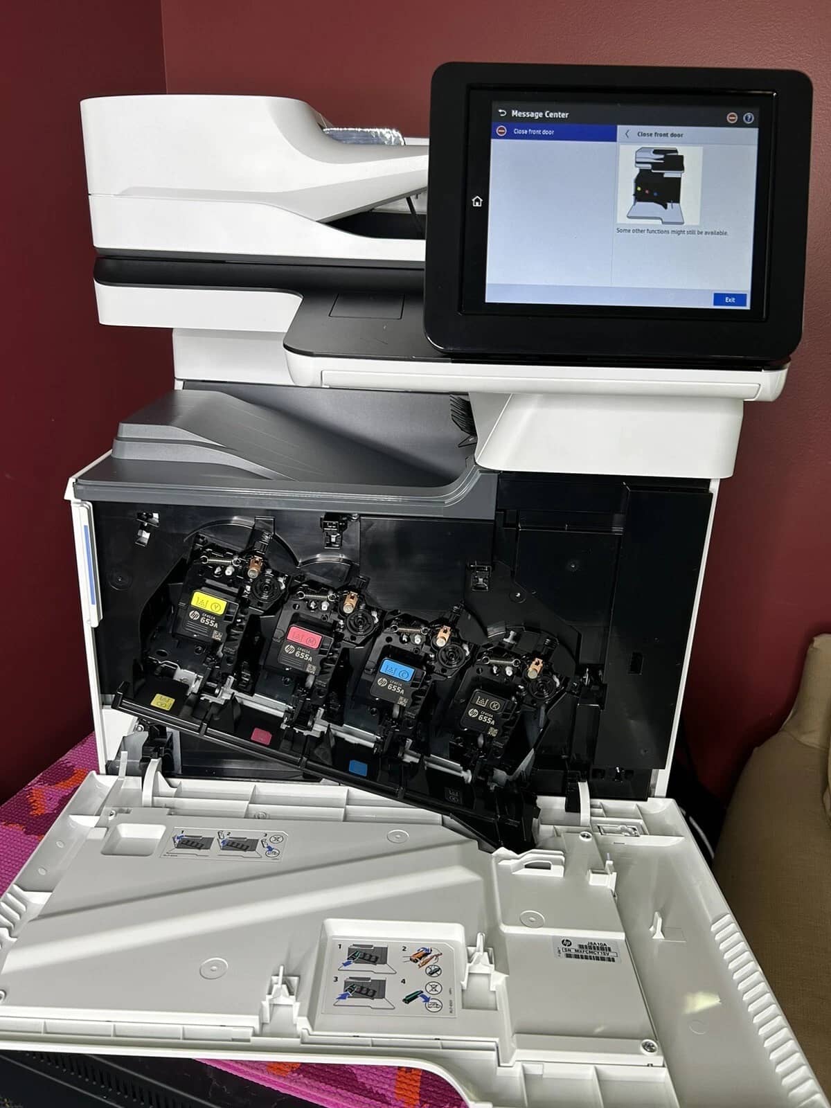 HP Color LaserJet Enterpirse MFP M681dh Printers Used - Good