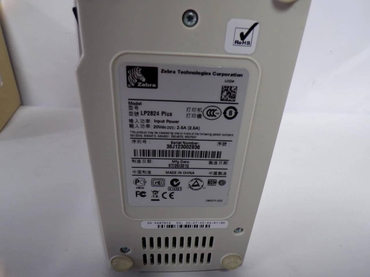 Zebra LP2824 Printers Refurbished - Excellent