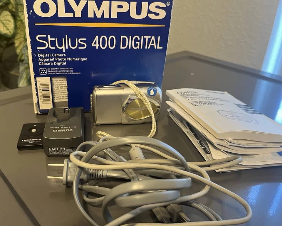 OM SYSTEM Stylus 400 Digital Cameras Black New Body Only