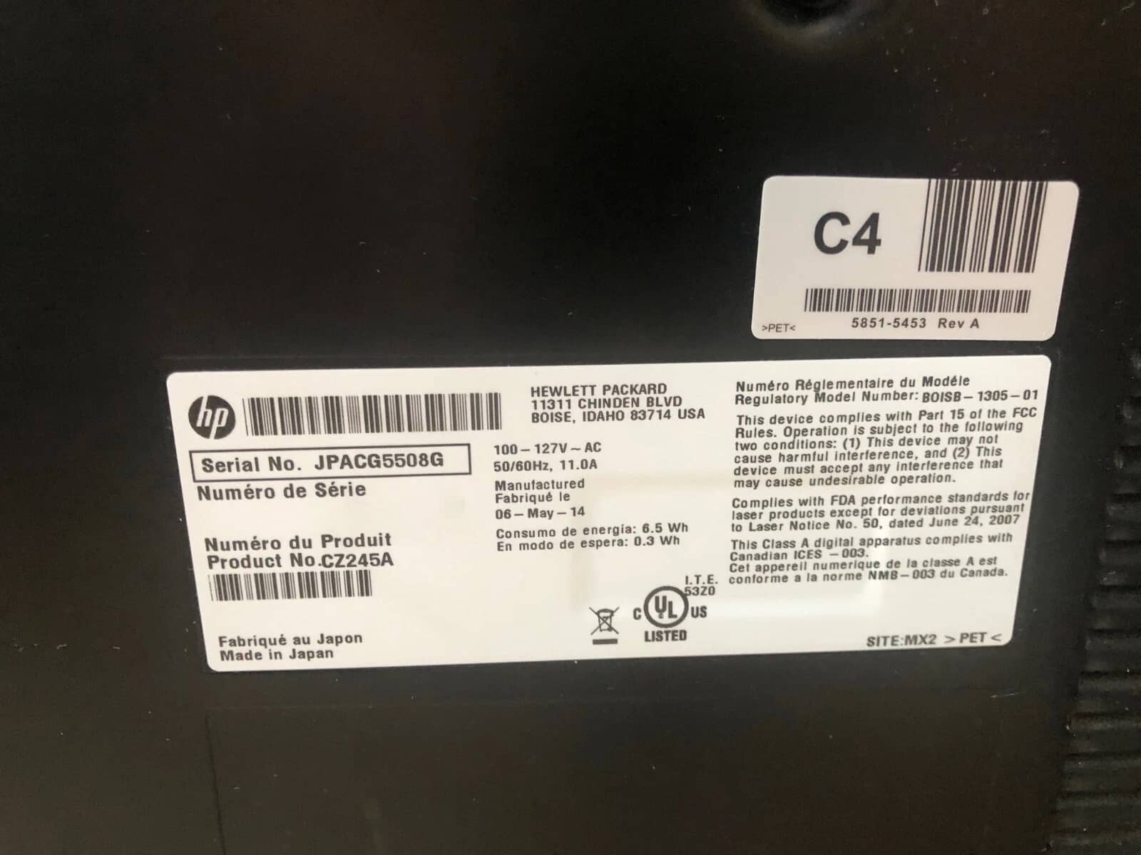HP M806 Printers Used - Good