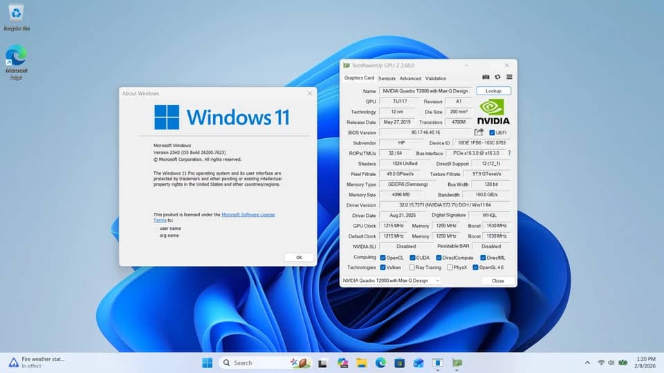 HP ZBook Fury 15 G7 Computers