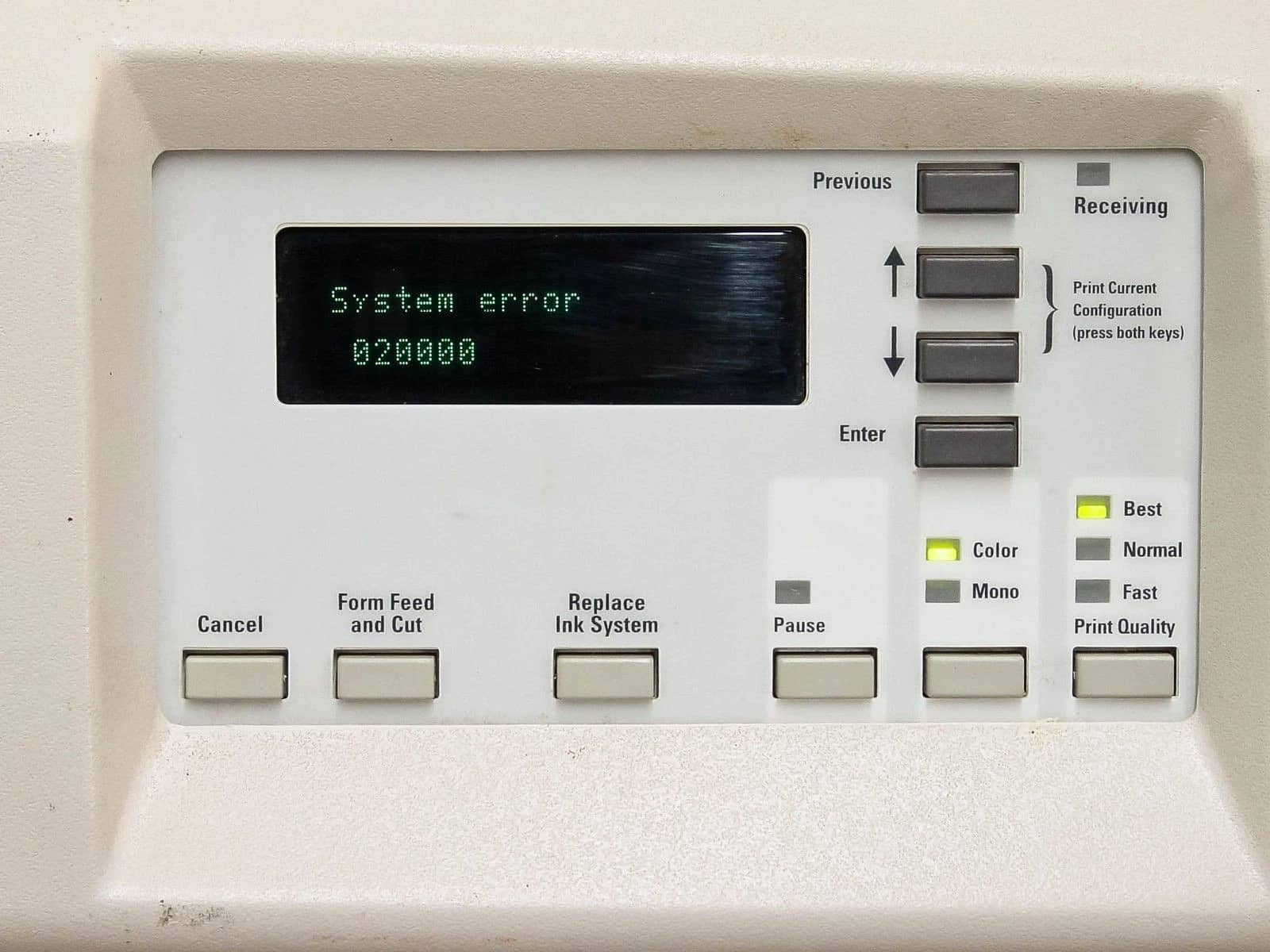 HP DesignJet 2500CP Printers For parts or not working