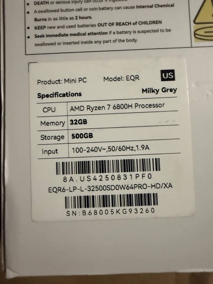 Beelink EQR Computers New
