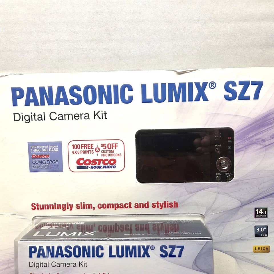 Panasonic LUMIX SZ7 Digital Cameras White Used - Good Body Only