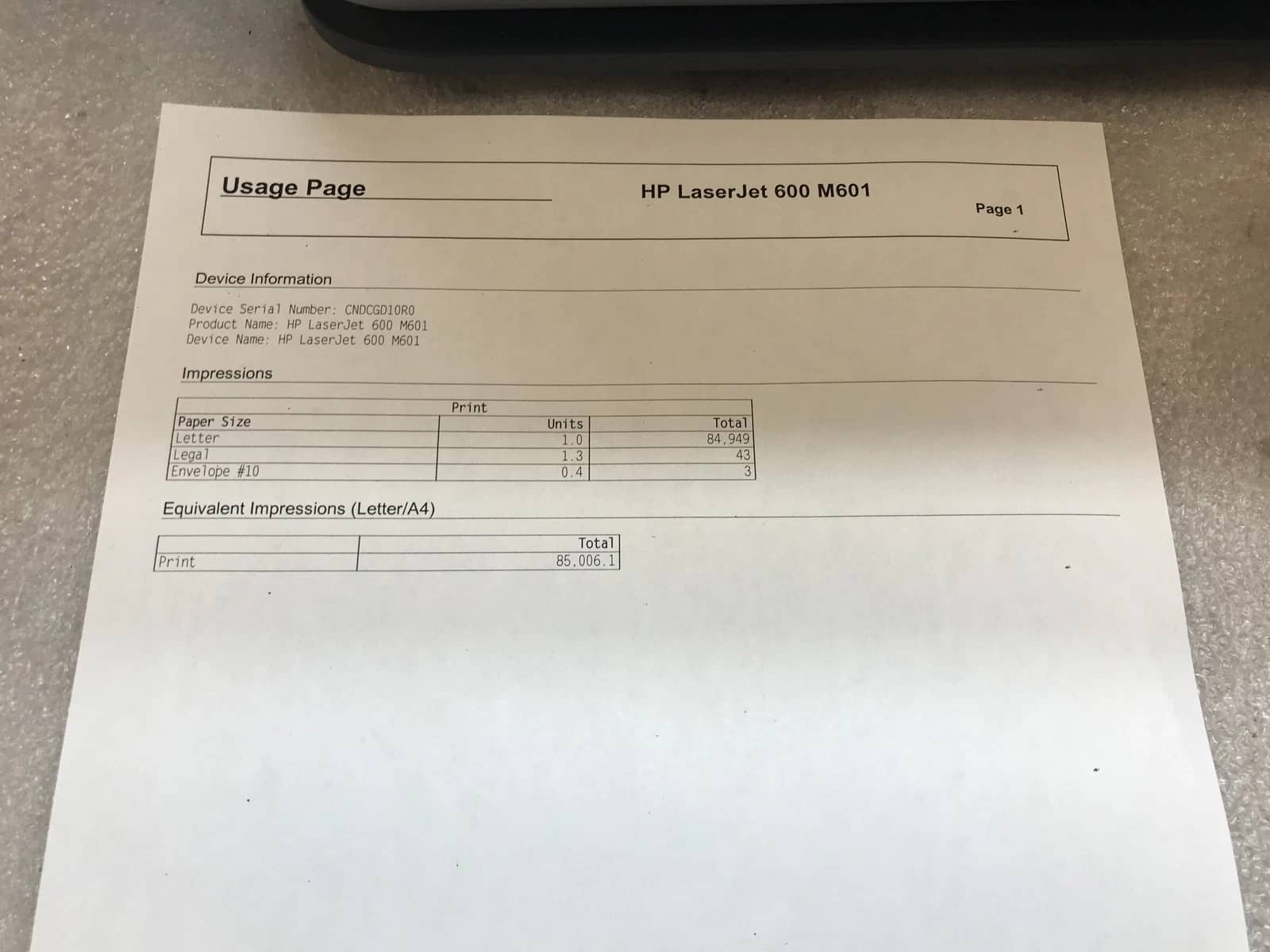 HP CE990A Printers Refurbished - Excellent