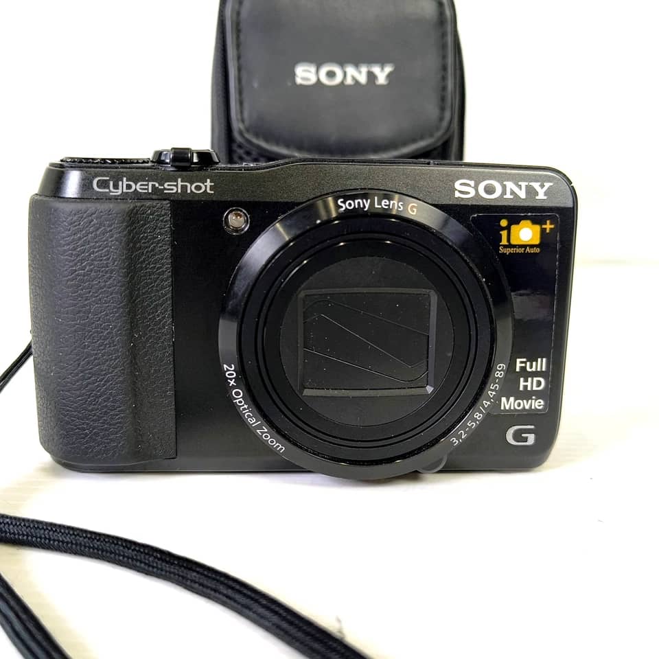 Sony Cyber-shot DSC-HX20V Digital Cameras Black Used - Good Body Only