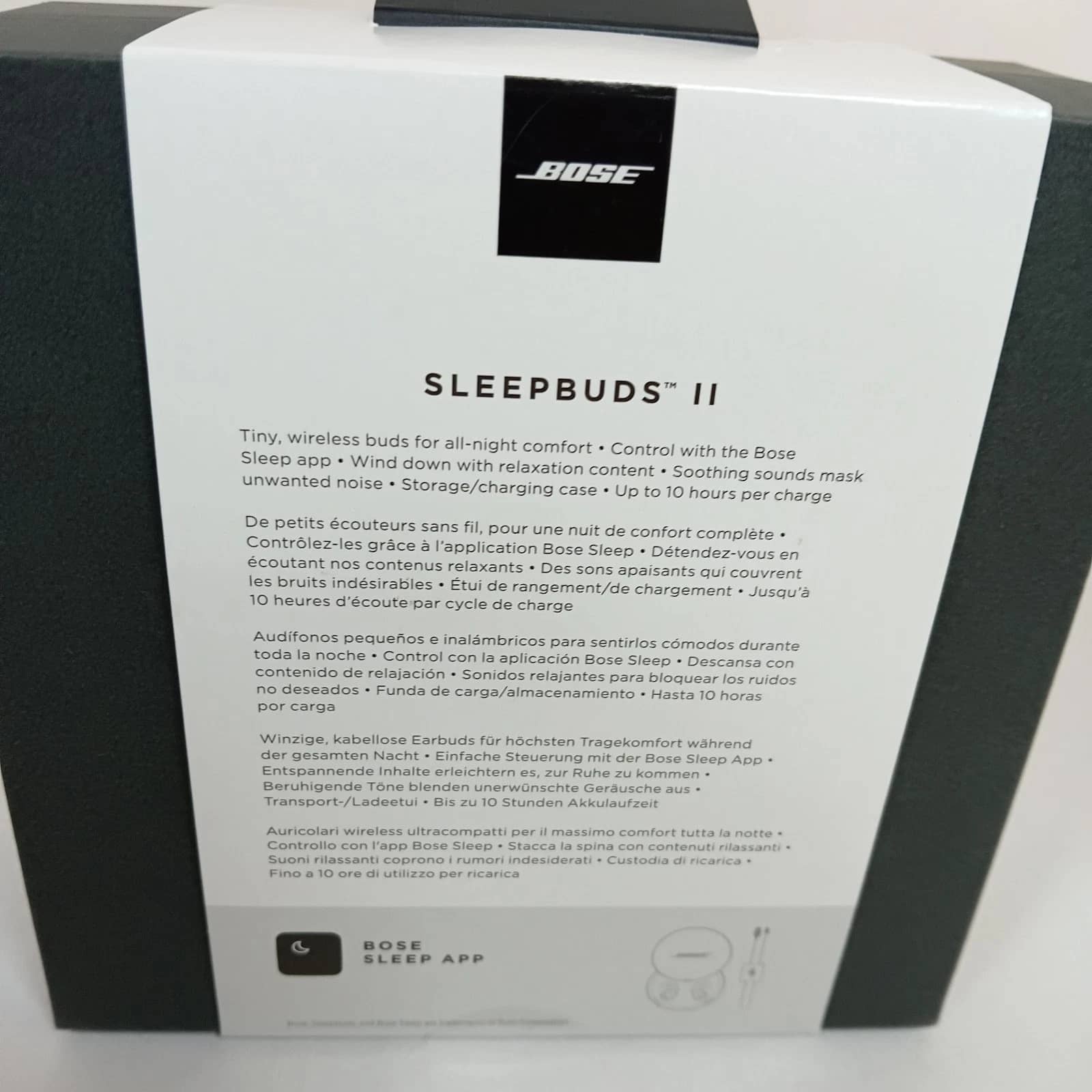 Bose Noise-Masking Sleepbuds Headphones & Earbuds White New