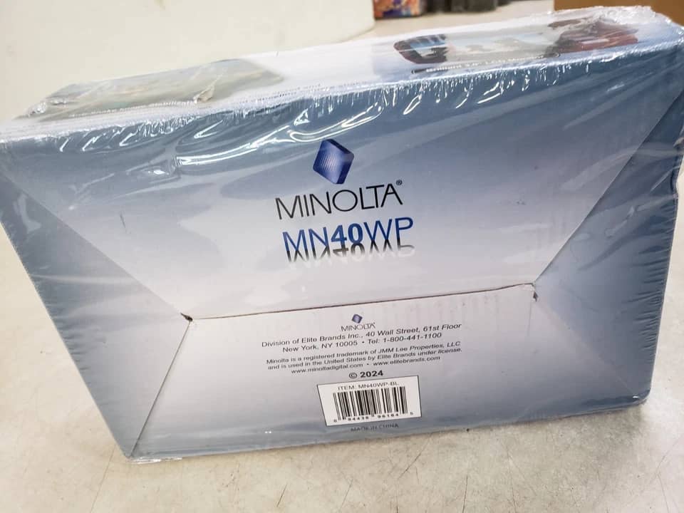 Minolta MN40WP Digital Cameras Blue New Body Only