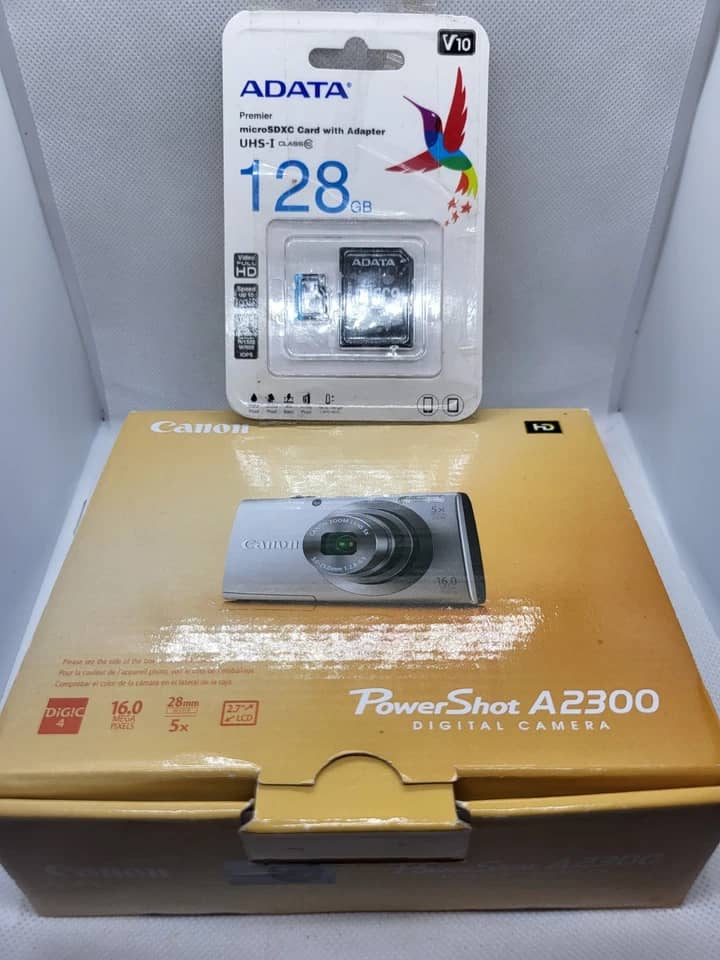 Canon PowerShot A2300 Digital Cameras Silver Refurbished - Excellent Body Only