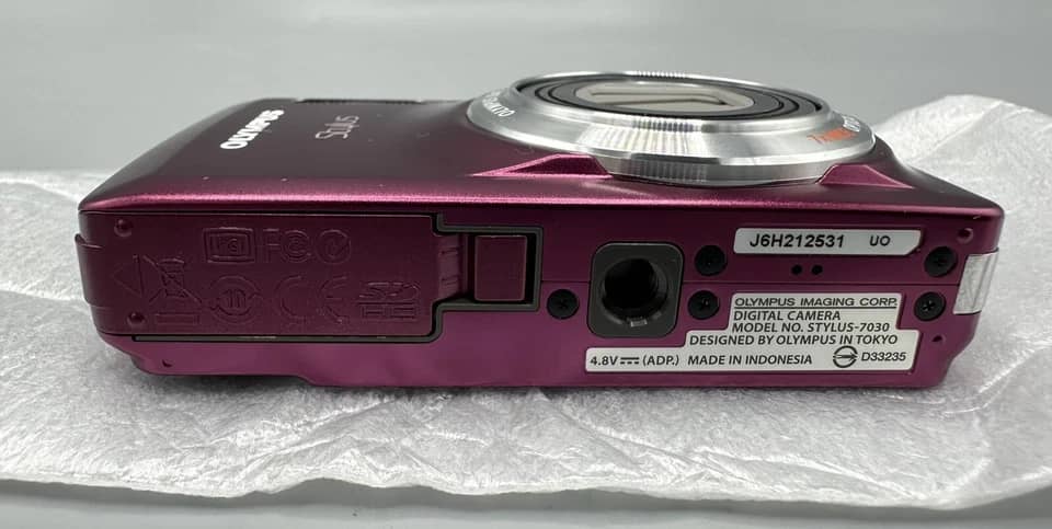 OM SYSTEM Stylus 7030 Digital Cameras Silver Open-Box Excellent Body Only