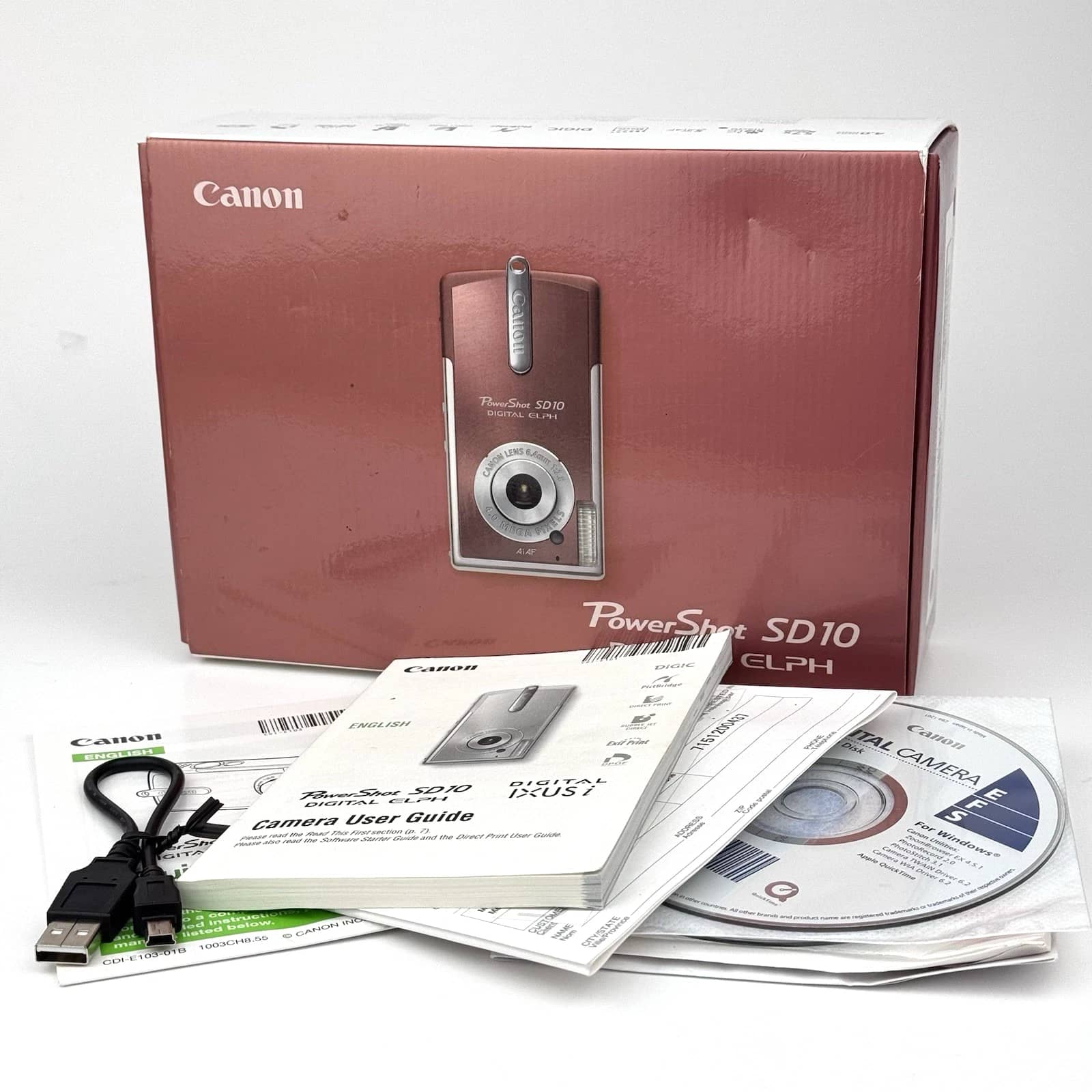 Canon PowerShot SD10 Digital Cameras Black New Body Only
