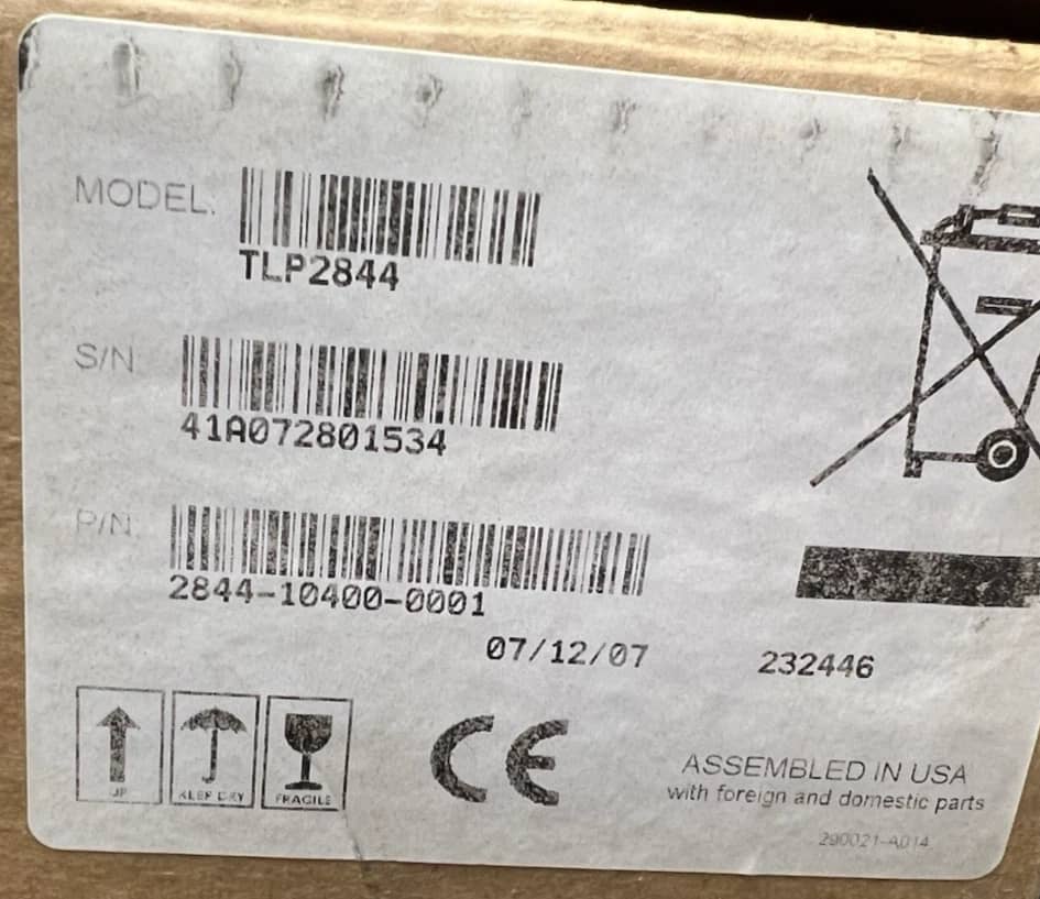 Zebra TLP 2844-Z Printers Used - Good