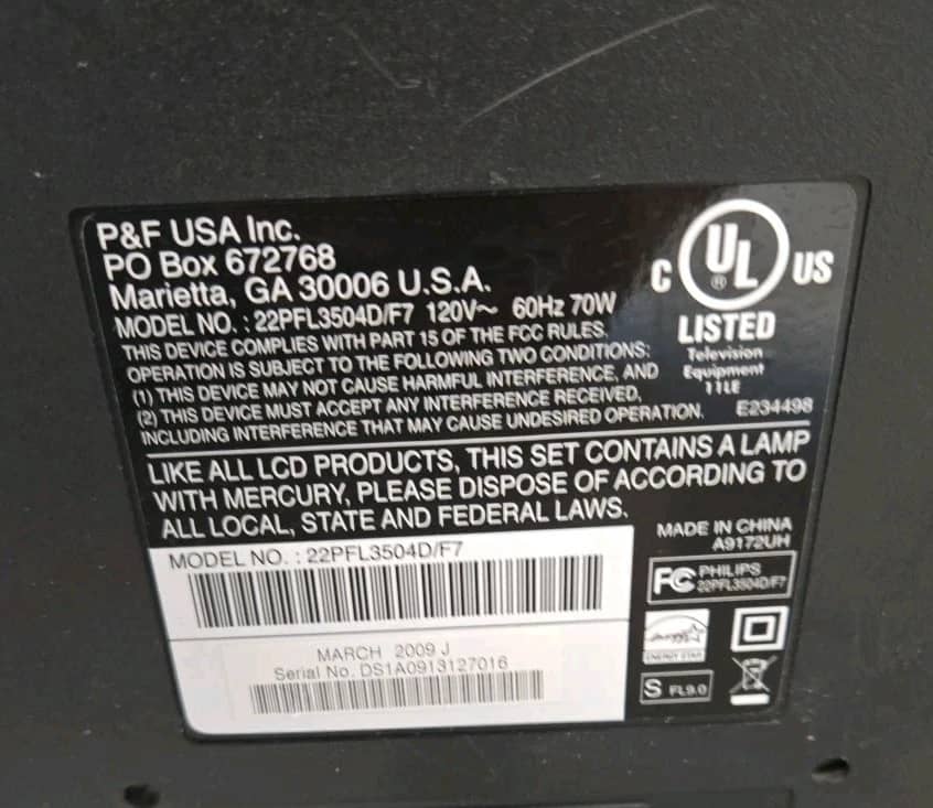Philips 19PFL3504D/F7 TVs