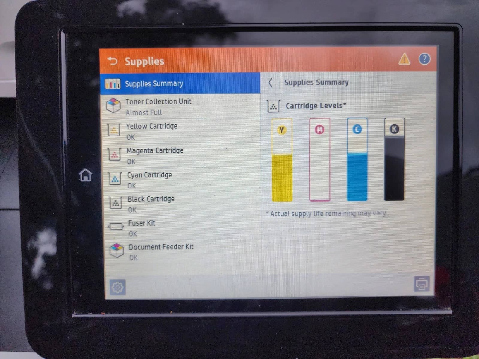 HP Color LaserJet Enterprise MFP M577 Printers Used - Good