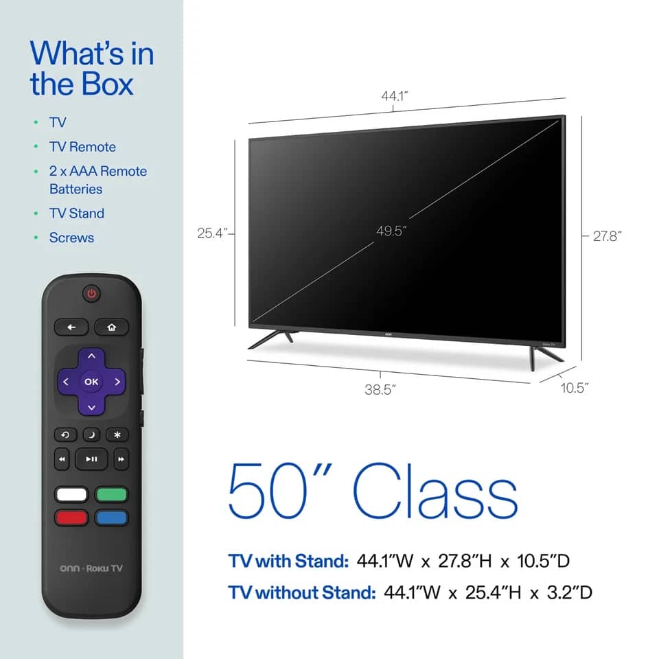 Roku onn 100012585 TVs