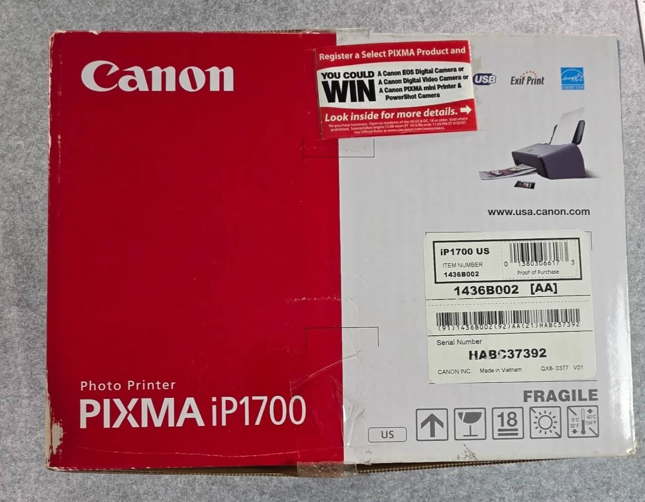 Canon Pixma iP1700 Printers New