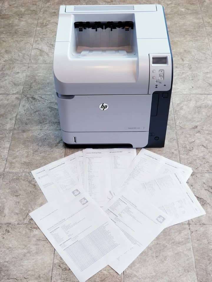 HP LaserJet Enterprise 600 M601DN Printers Used - Good