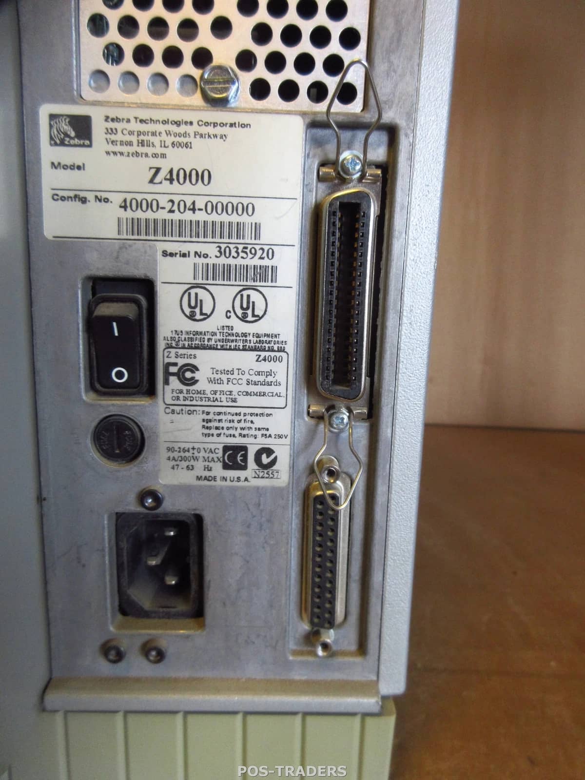 Zebra Z4000 Printers Used - Good