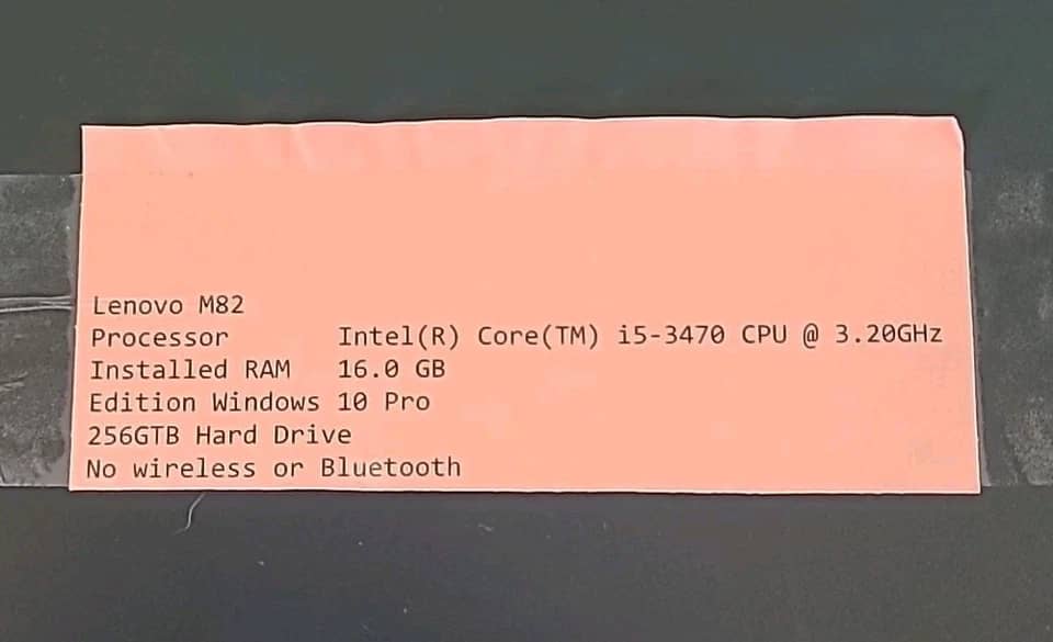 Lenovo ThinkCentre M82 Computers
