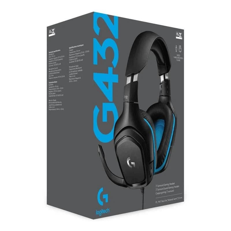 Logitech G432 7.1 Headphones & Earbuds 