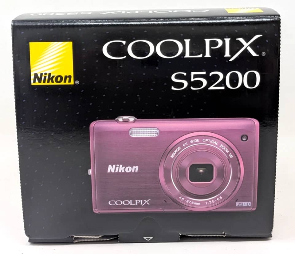 Nikon COOLPIX S5200 Digital Cameras Black New Body Only