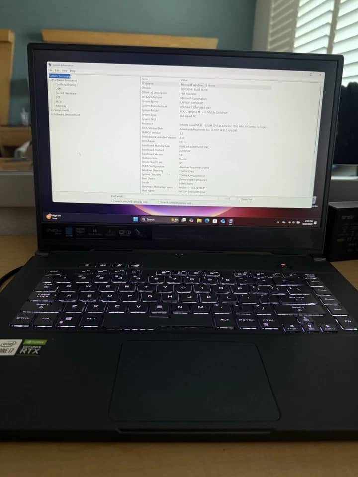 ASUS ROG Zephyrus M15 Computers