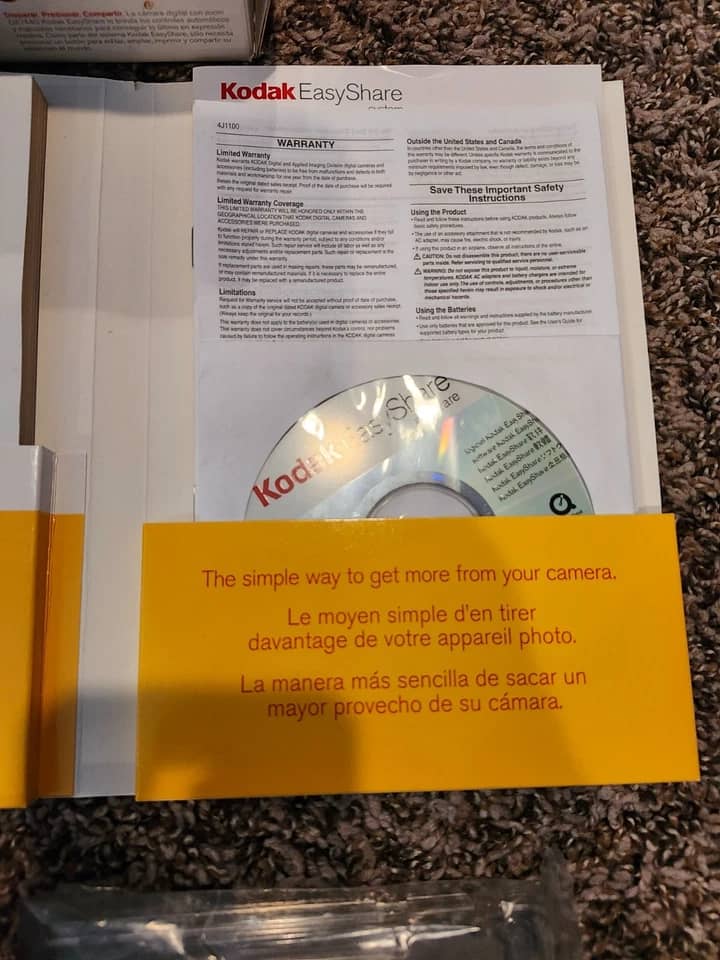 Kodak EasyShare DX7440 Digital Cameras Gray New Body Only