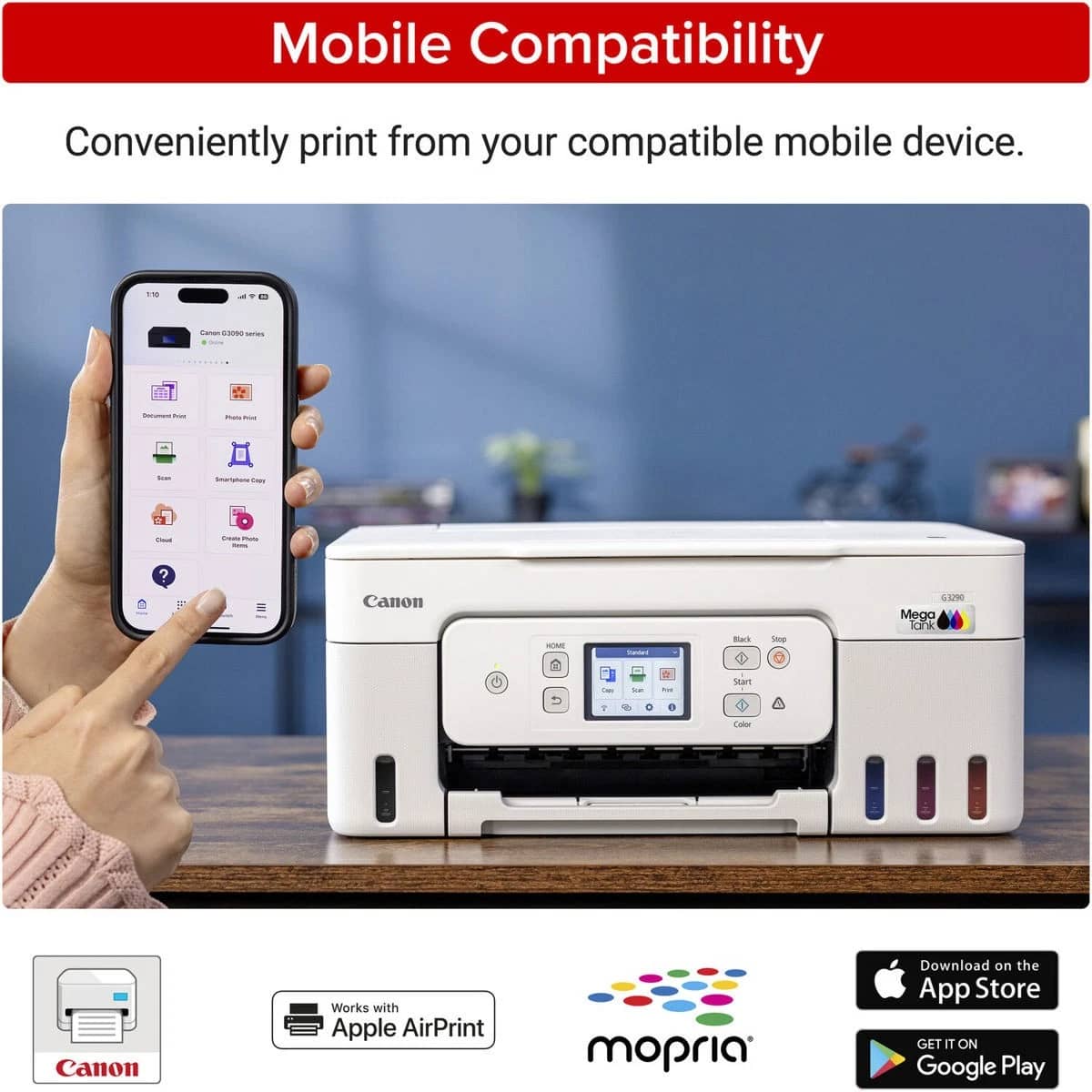Canon MegaTank PIXMA G3290 Wireless Printers New