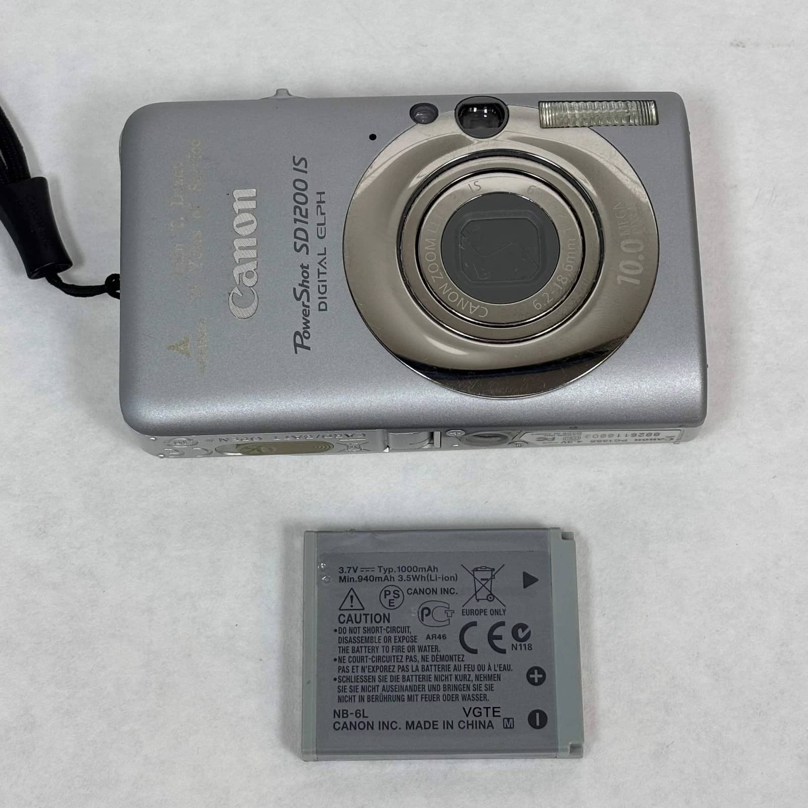 Canon PowerShot SD1200 IS Digital Cameras Orange New Body Only