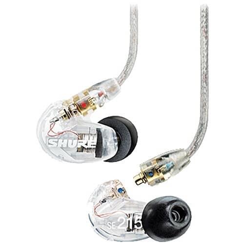 Shure SE215 Headphones & Earbuds Transparent New