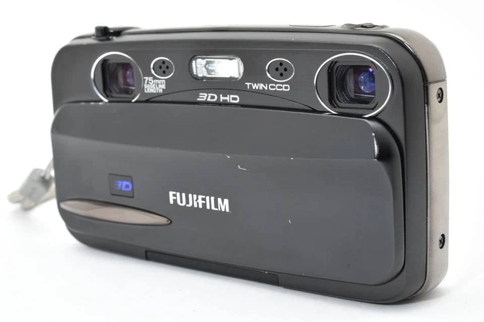 Fujifilm FinePix REAL 3D W3 Digital Cameras Black New Body Only