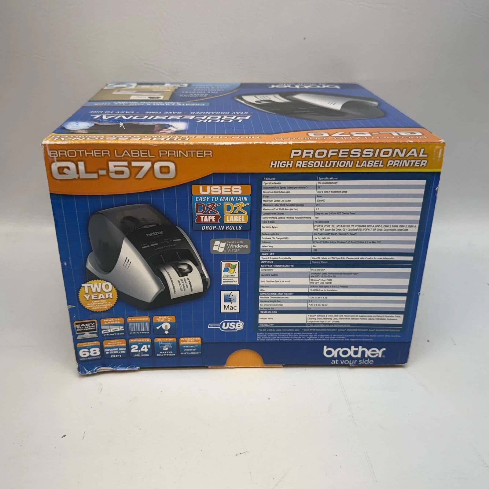 Brother Ql-570 Printers Used - Good