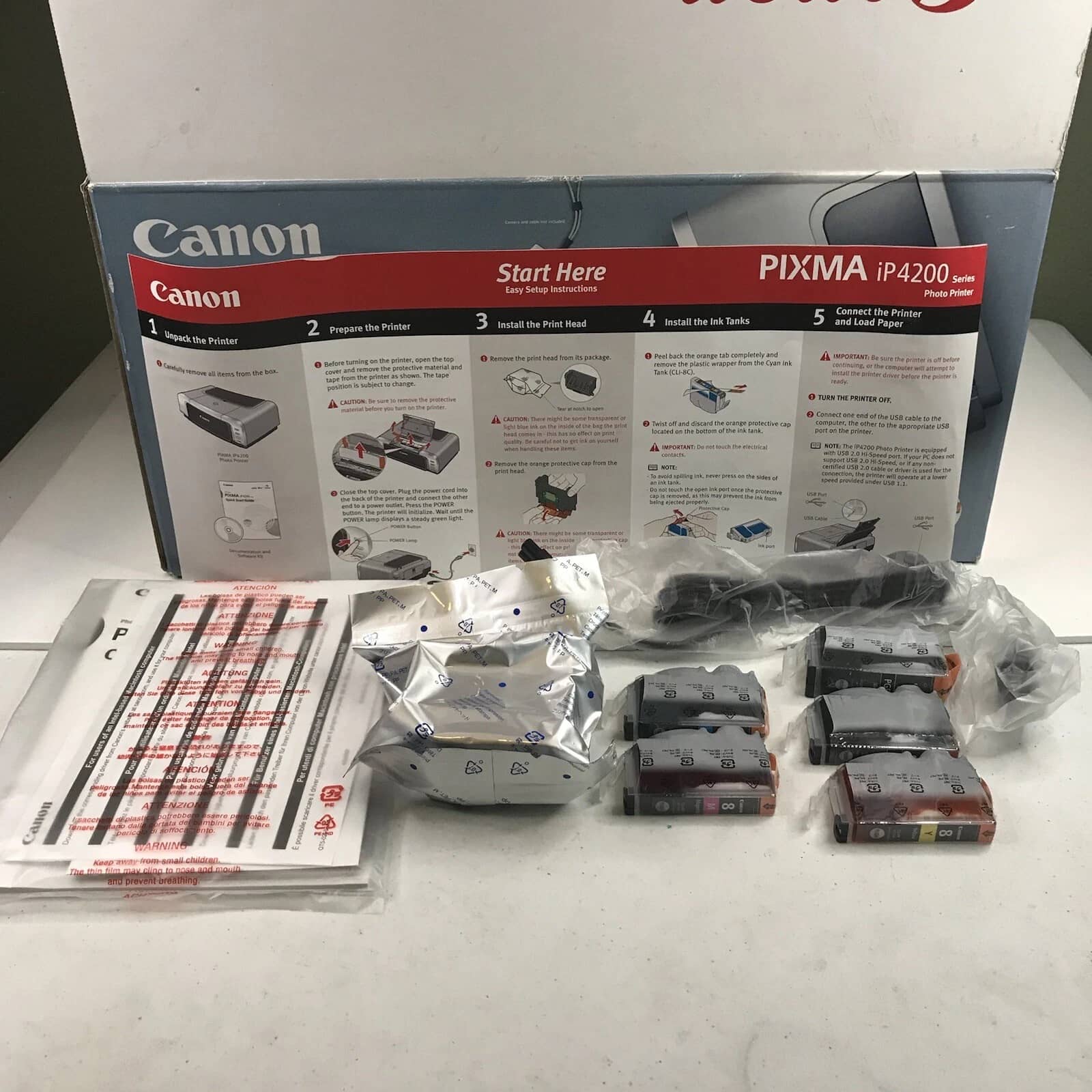 Canon PIXMA IP4200 Printers New