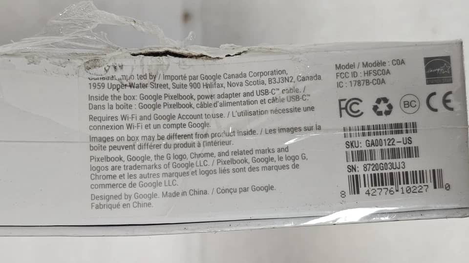 Google PixelBook Computers New