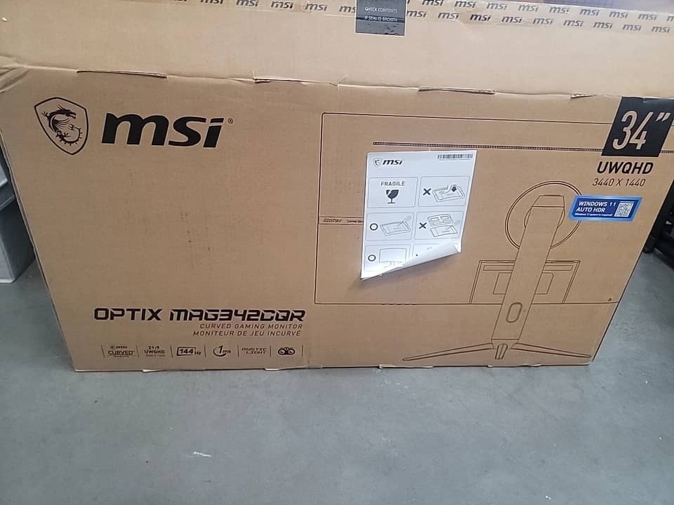 MSI MAG345CQR Monitors