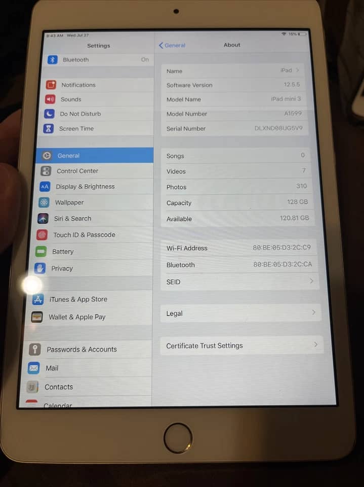 Apple iPad Mini 3 Tablets