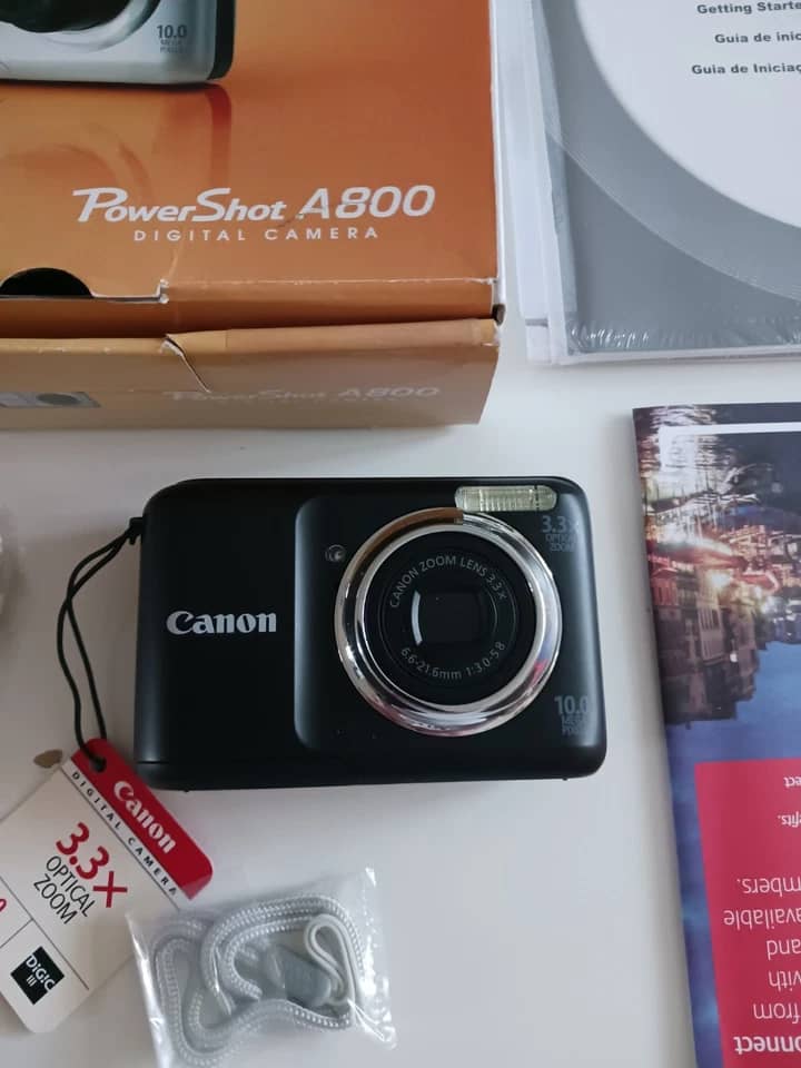 Canon PowerShot A800 Digital Cameras Blue Used - Good Body Only