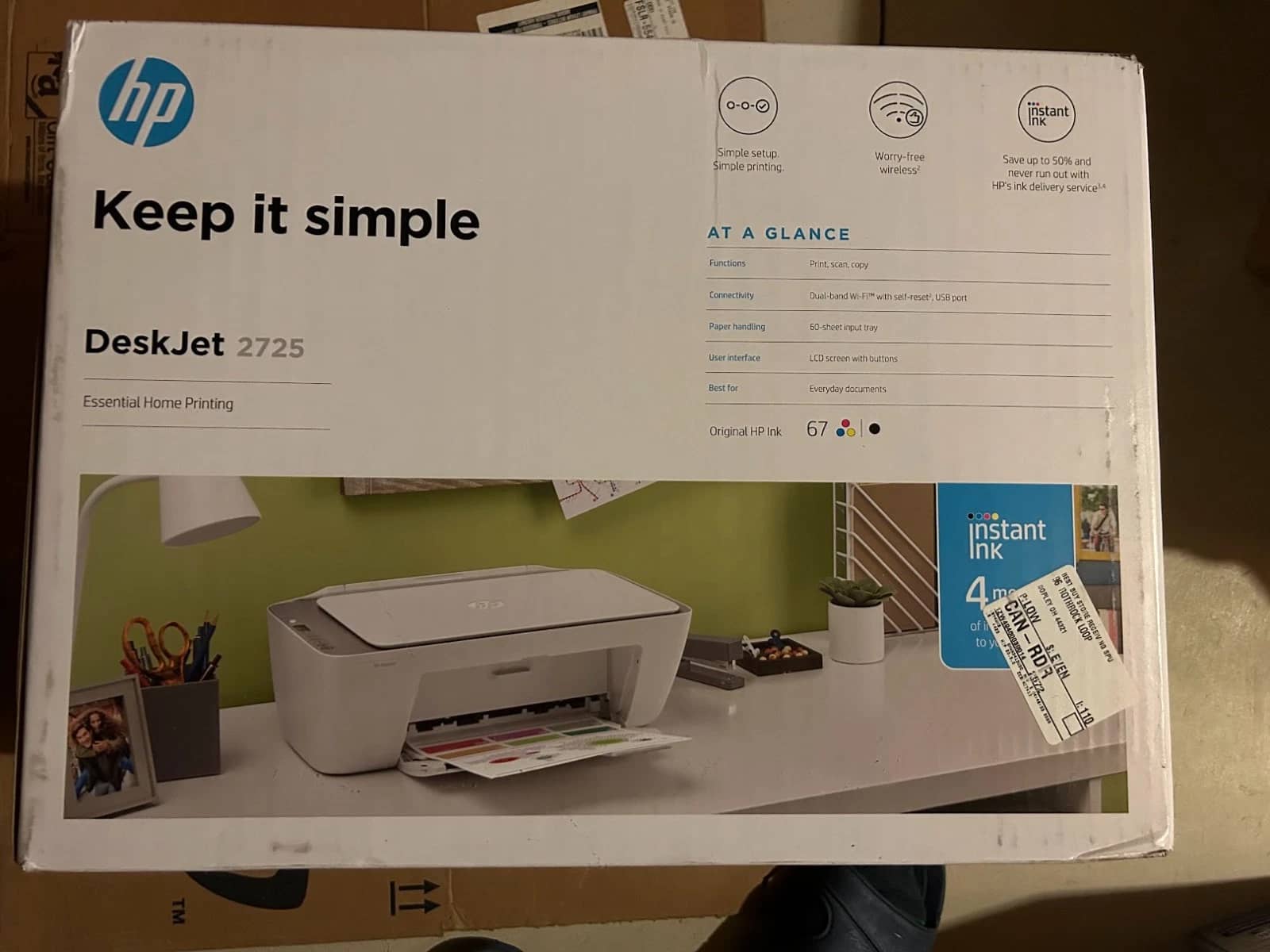 HP Deskjet 2725 Printers New