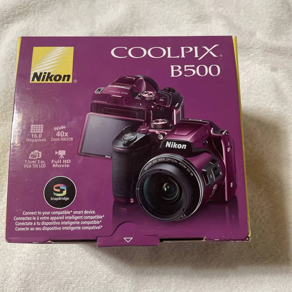 Nikon B500 Digital Cameras Black Refurbished - Excellent