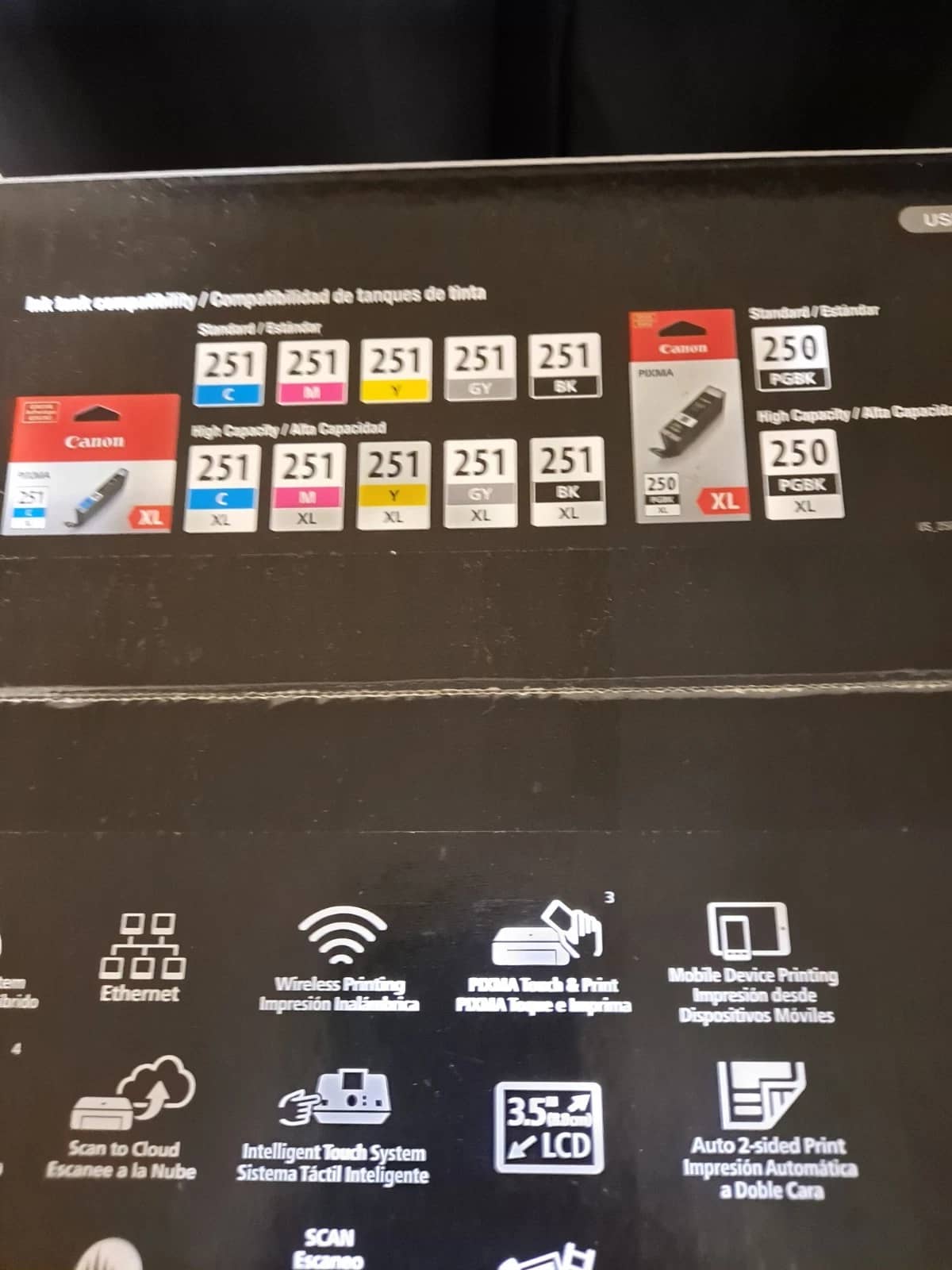Canon Pixma MG7520 Printers For parts or not working