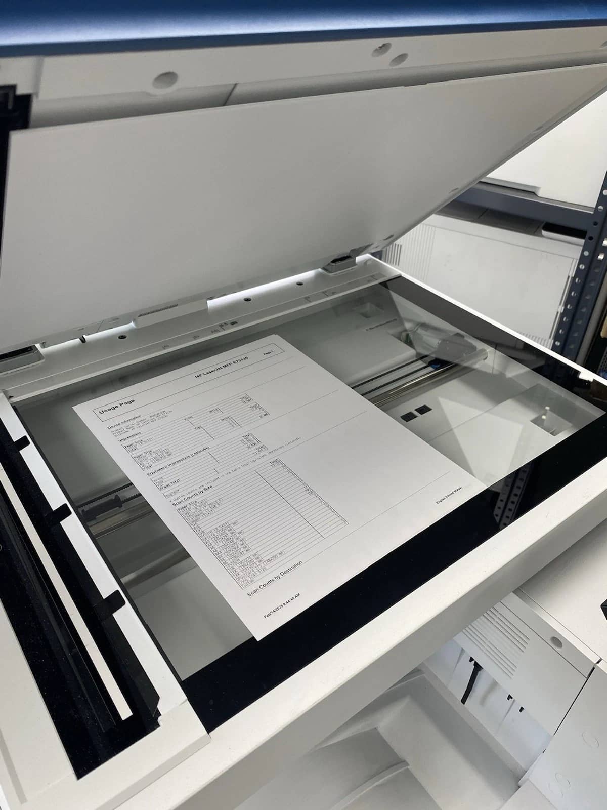 HP MFP E731 Printers Used - Good