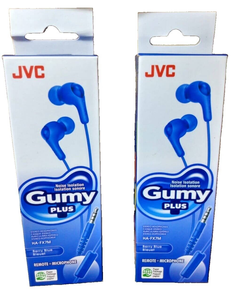 JVC NEARPHONES Headphones & Earbuds White New