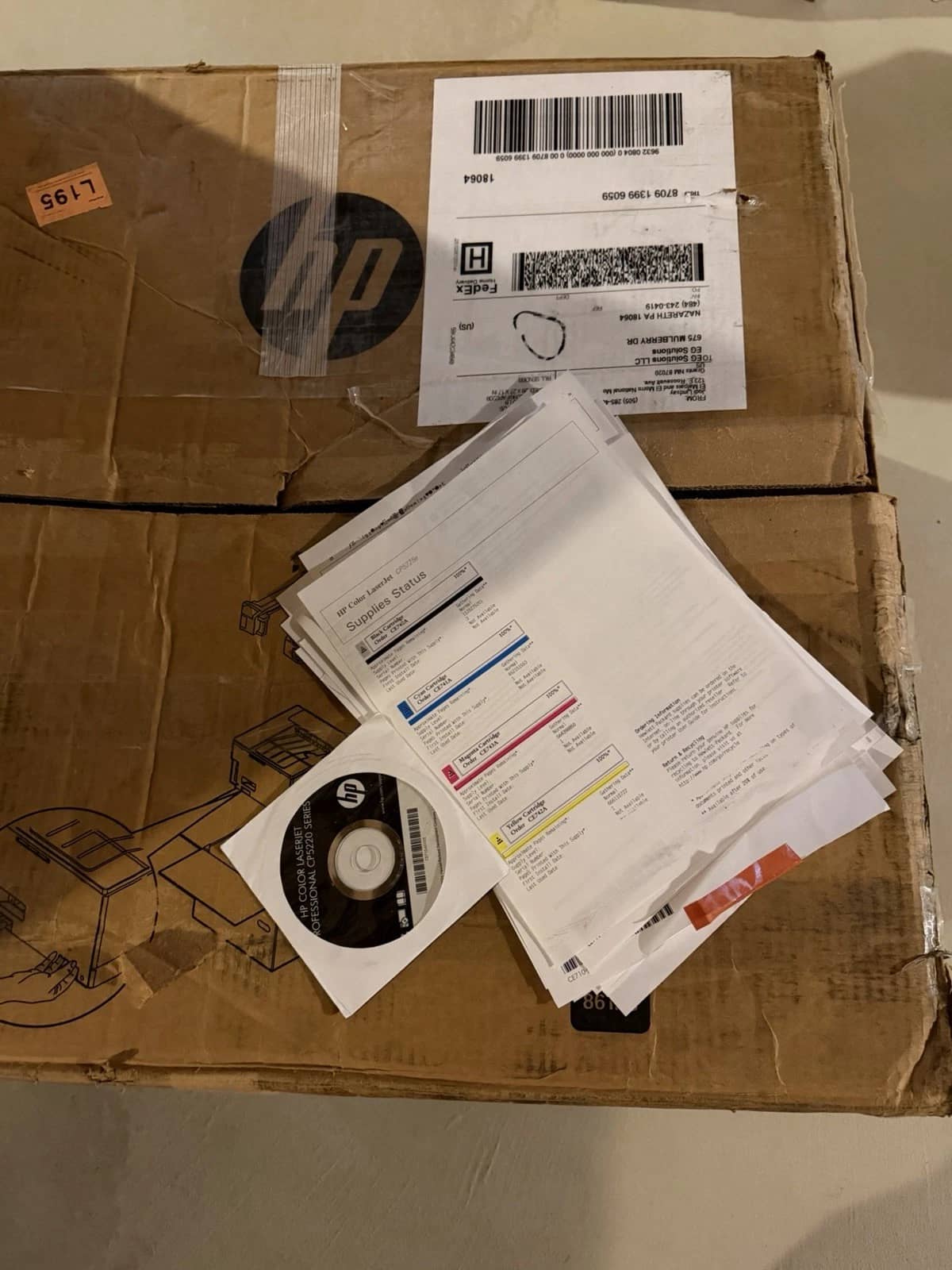 HP Color LaserJet CP5225 Printers Used - Good